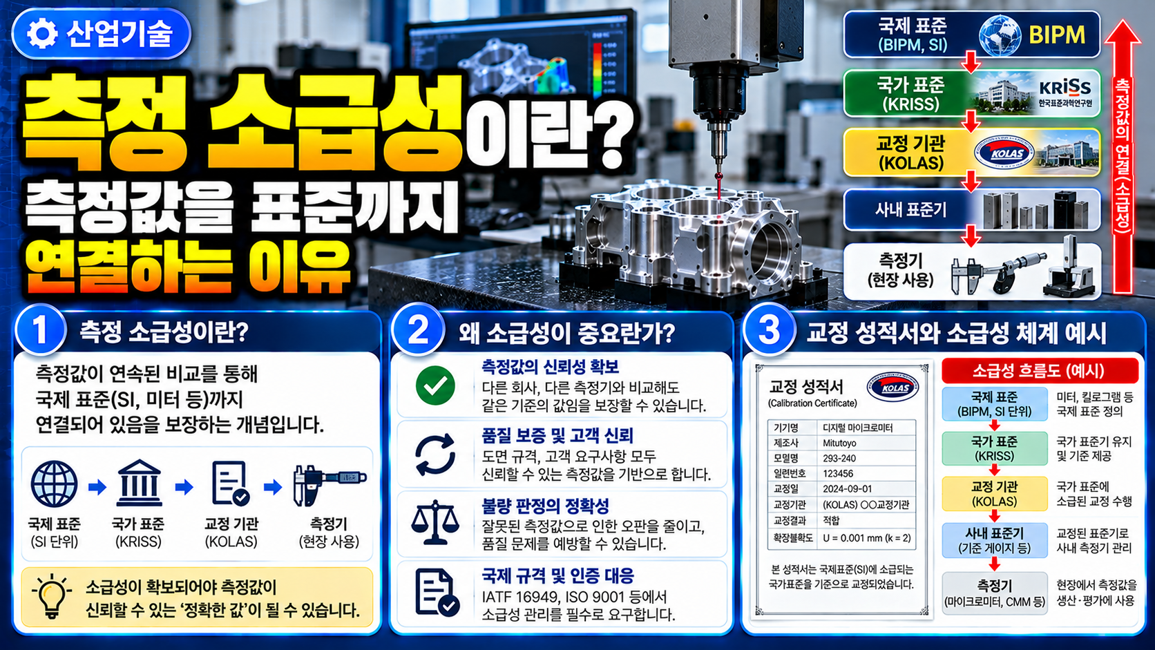 측정 소급성이란? 측정값을 표준까지 연결하는 이유